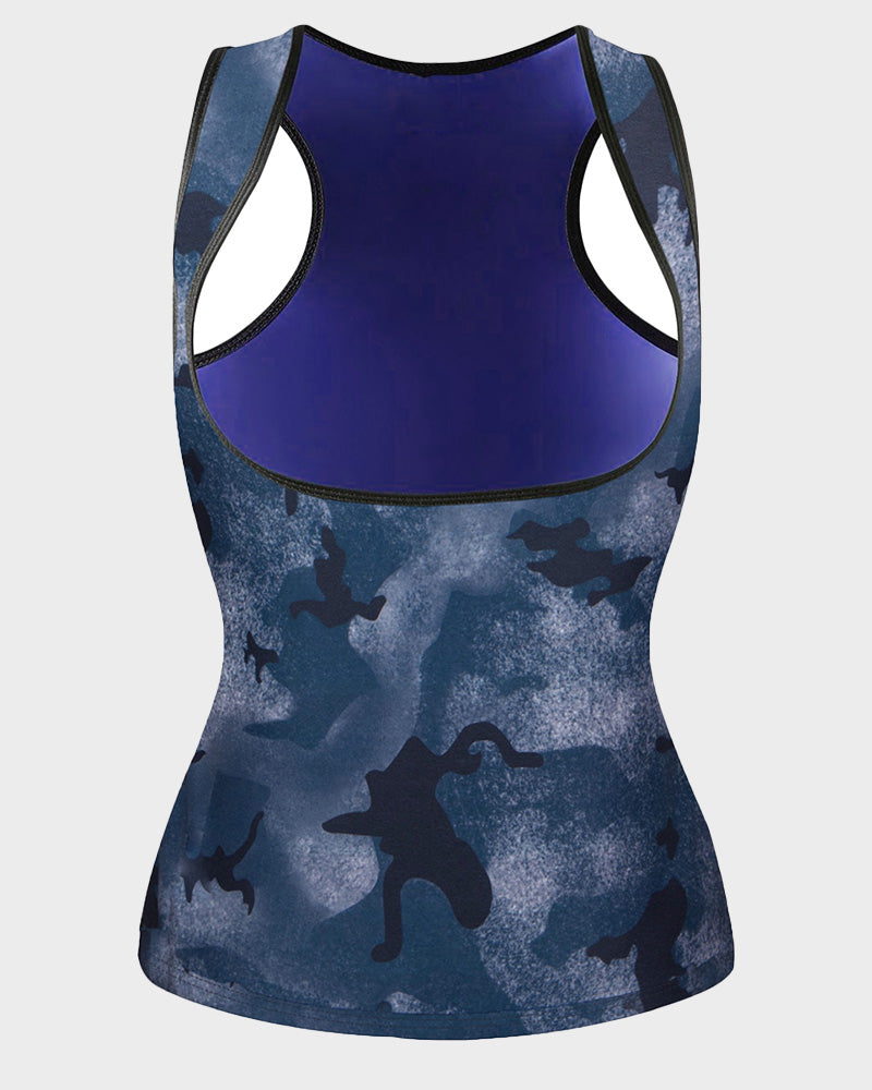 Sweat Shaper Women's Premium Workout Tank Top Slimming Polymer Sauna Vest