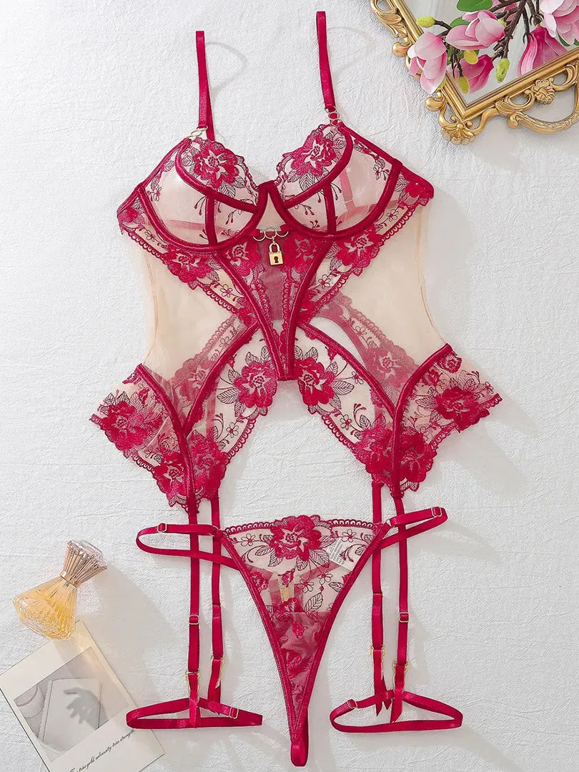 LOKY Unlock My Heart Bodysuit
