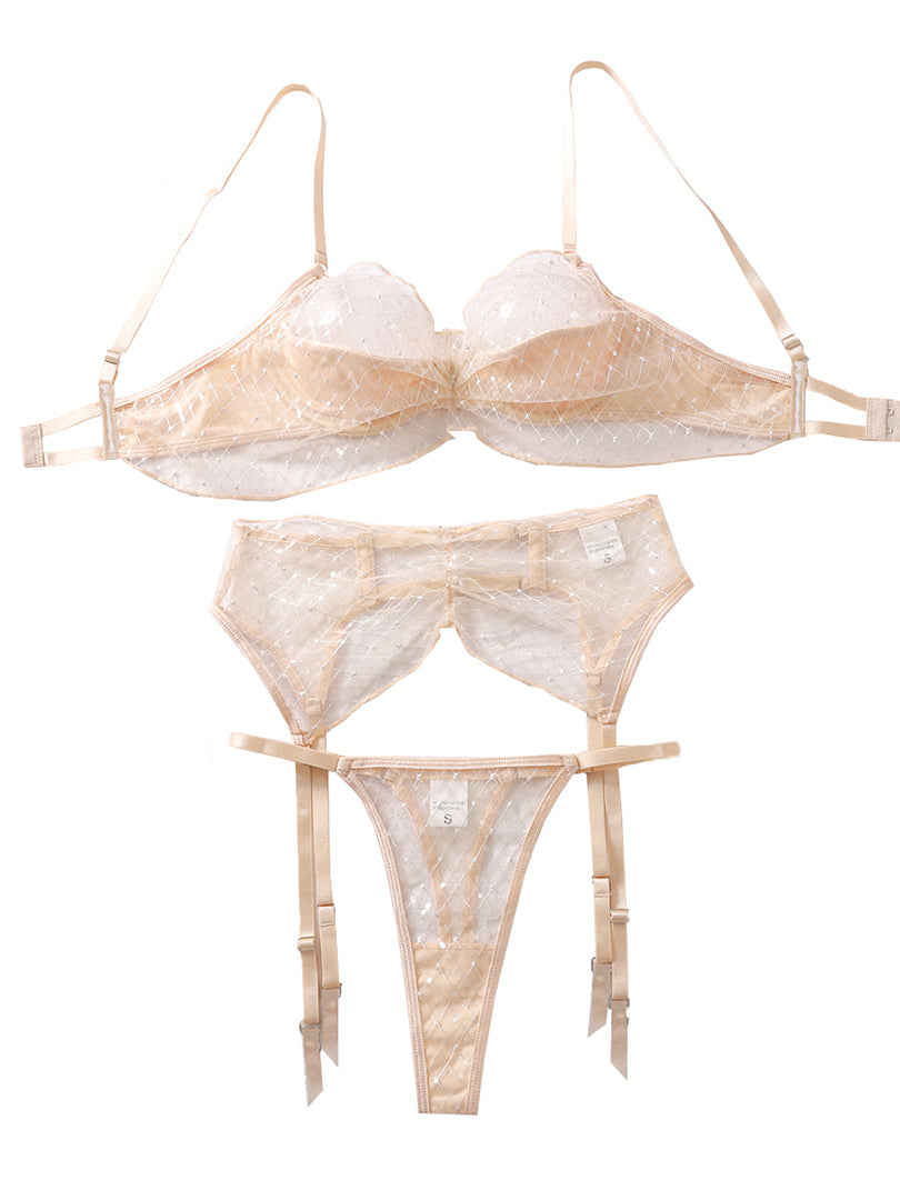 VOLY Creamy Lingeries Set