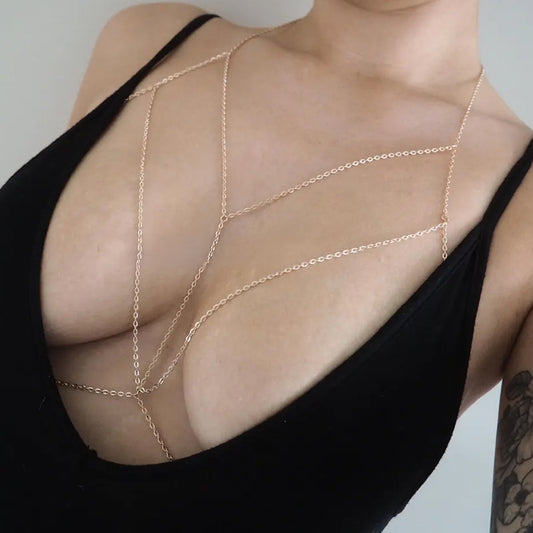 Cupless Chain Fancystar Bra HEMSTTL063