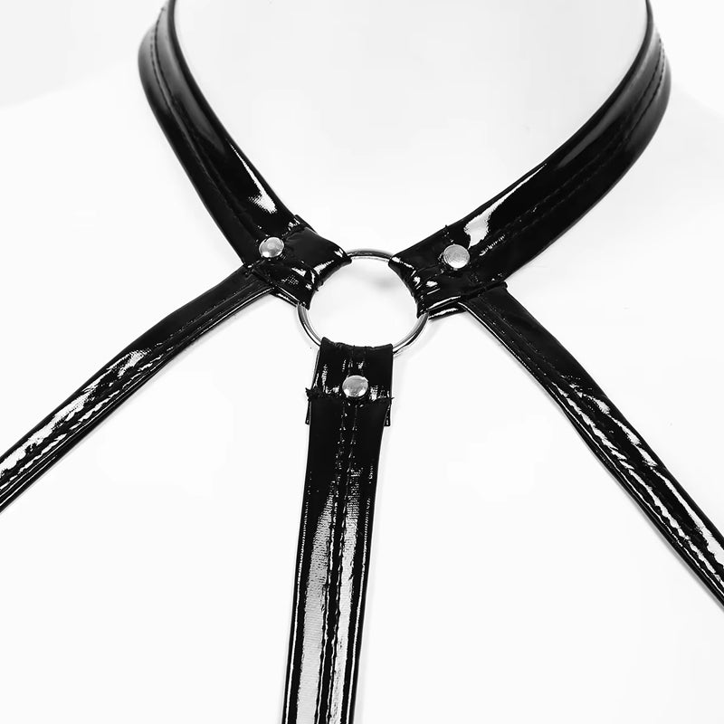 Hot Porn Latex Open Cup Bra