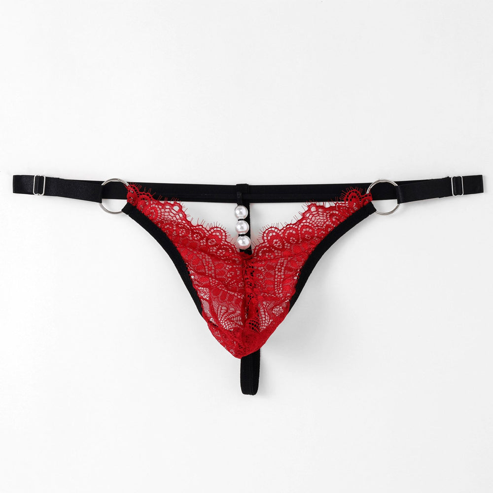 Wild Pearl Lace Thong HEMSTTL077