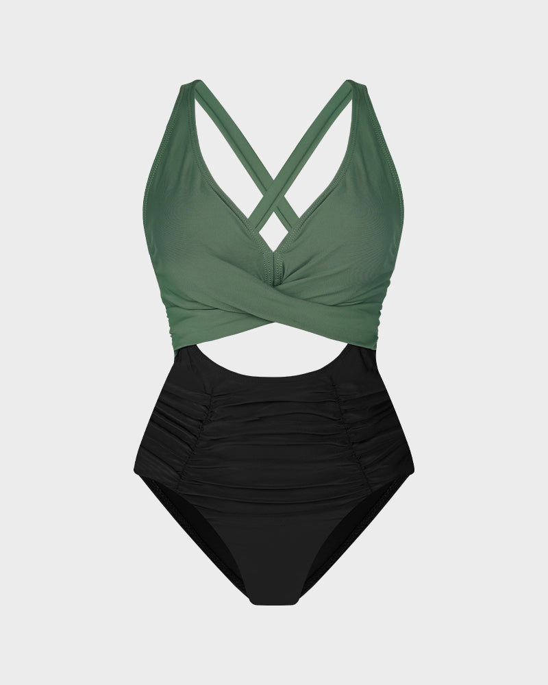 Push Up Tummy Control One Piece Swimsuit