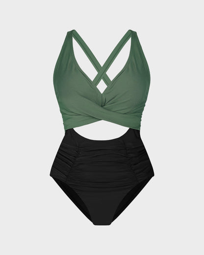 Push Up Tummy Control One Piece Swimsuit