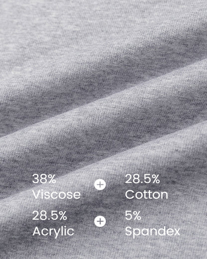 Soft Stretchy Off-Shoulder Long Sleeve Sweatshirt