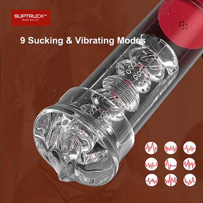 Harry King 9 Vibration Mode Suction Penis Suptruck Pump