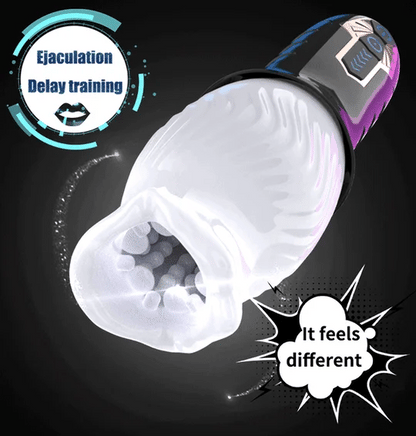 Alexander - 10 Vibration 5 Rotation Oral Suptruck Masturbator & 360° Automatic Rotation Vibrator Bare Sleeve