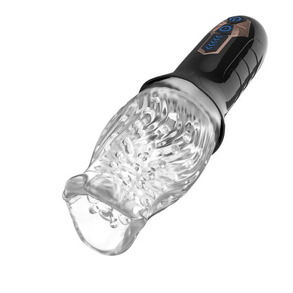 Alexander - 10 Vibration 5 Rotation Oral Suptruck Masturbator & 360° Automatic Rotation Vibrator Bare Sleeve