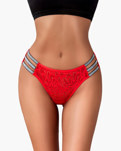 ZAVIKA High-Leg Lace Brief