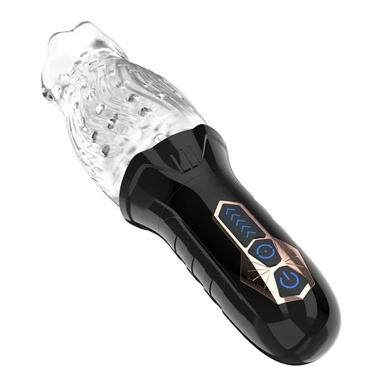 Alexander - 10 Vibration 5 Rotation Oral Suptruck Masturbator & 360° Automatic Rotation Vibrator Bare Sleeve