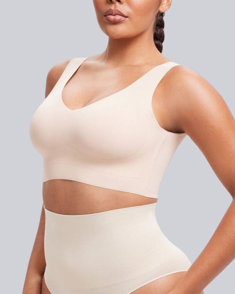 Silkshy®Wireless Back Smoothing V-Neck Tank Bra