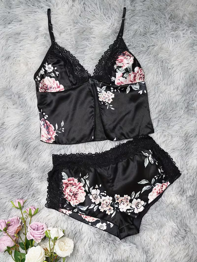 Enchanted After Dark Set With Floral Detail