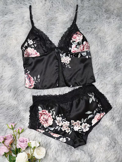 Enchanted After Dark Set With Floral Detail