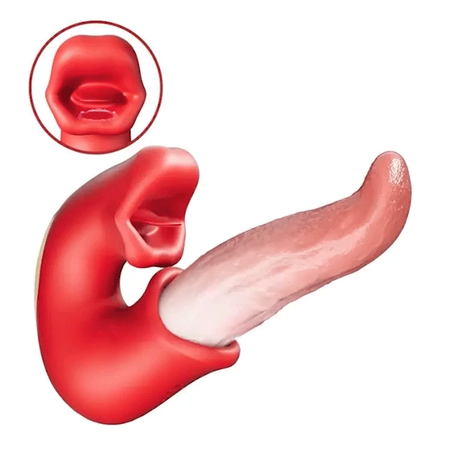 KEREX 3-in-1 Women's Vibrator – G-Spot Thrusting & Licking Toy