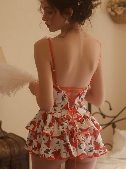 ROSIER Floral Mini Dress