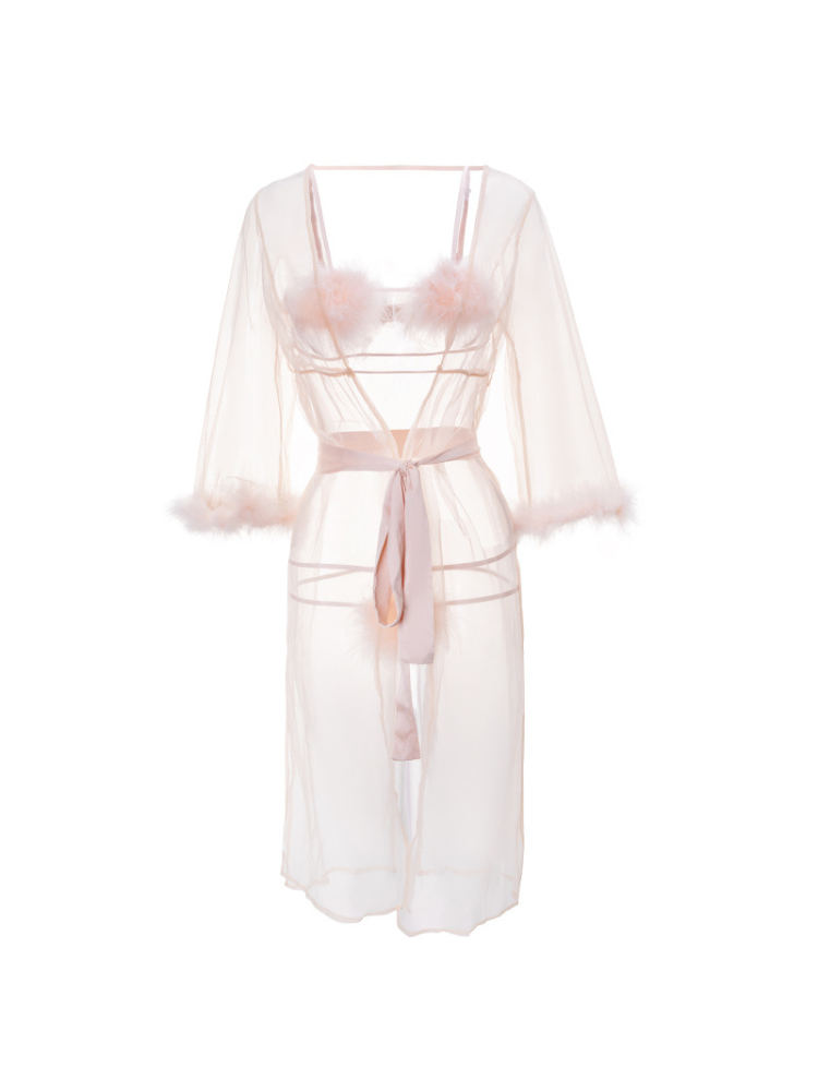 FURIA Fur Lingeries Set