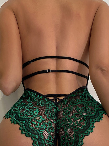 Day Off Crotchless Teddy