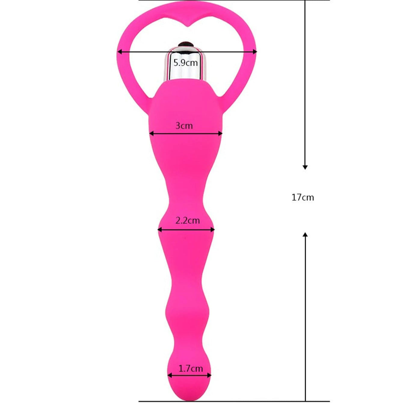 Silicone Vibrator Plug HEMSMTH452
