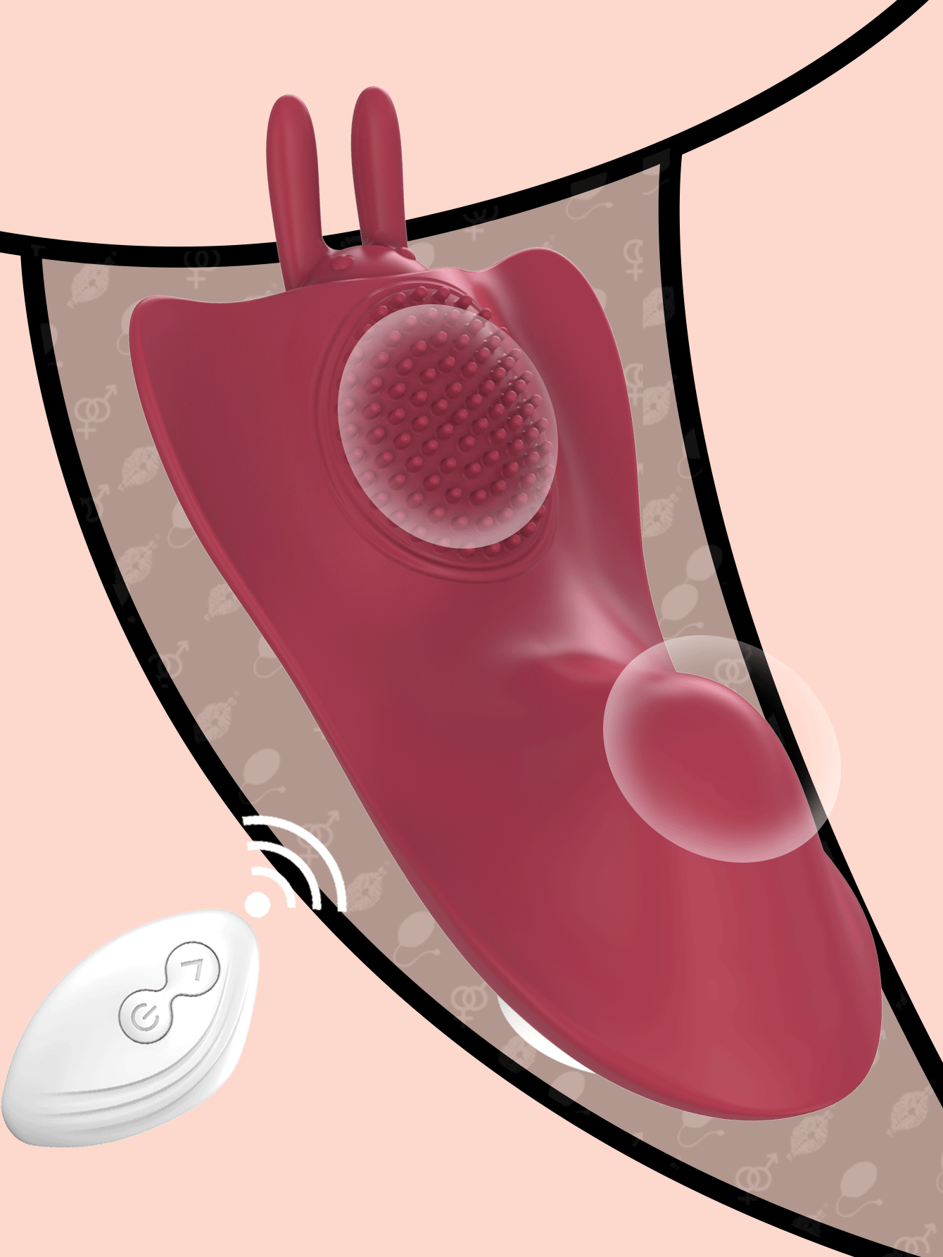 Mini Wearable Vibrators Clitoris HEMSMTH447