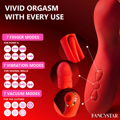 FancyStar™ WAND Triple Bliss Vibrator HEMSPTT058