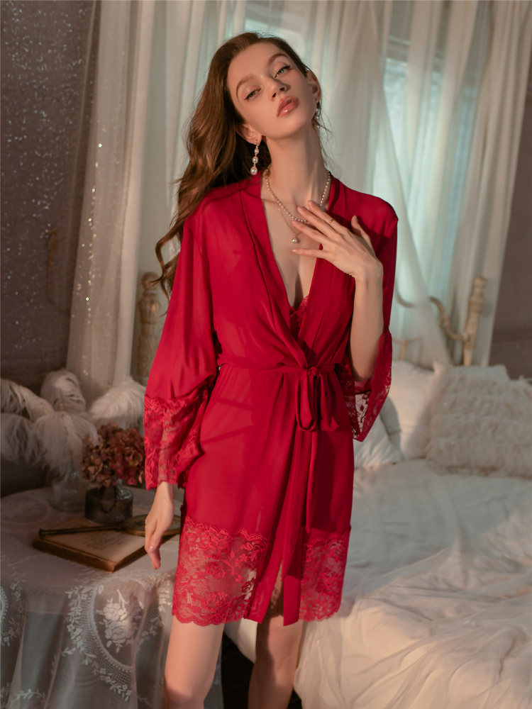 CAMI Floral lace Crotchless Bodysuit