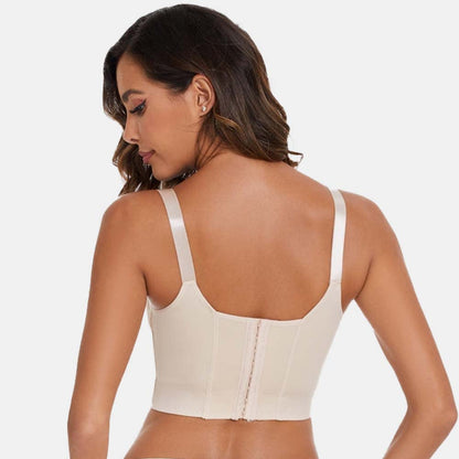 Push-Up Back Smoothing Bra-White