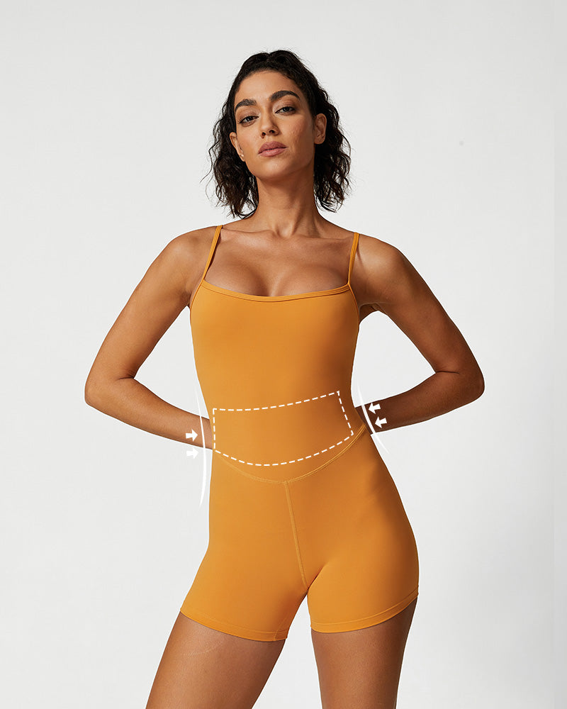 Lightweight Comfort Workout Jumpsuit Shorts