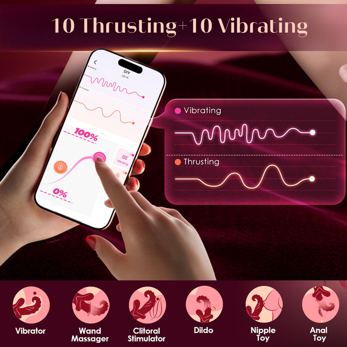 💥 2025 Limited 70% ️OFF 👅 OraliX Suptruck 4-in-1 Thrusting & Licking Tongue Kiwinet Vibrator