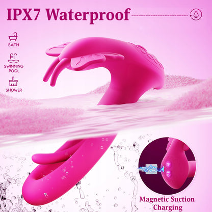 💥2025 Limited 75% OFF🔥SUPTRUCK Kiwinet Butterfly X9🔥4 IN 1 Panty Vibrator with 9 Modes