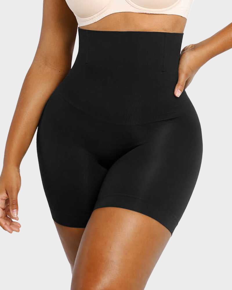 Comfort High-Waist Boned Shapewear Shorts