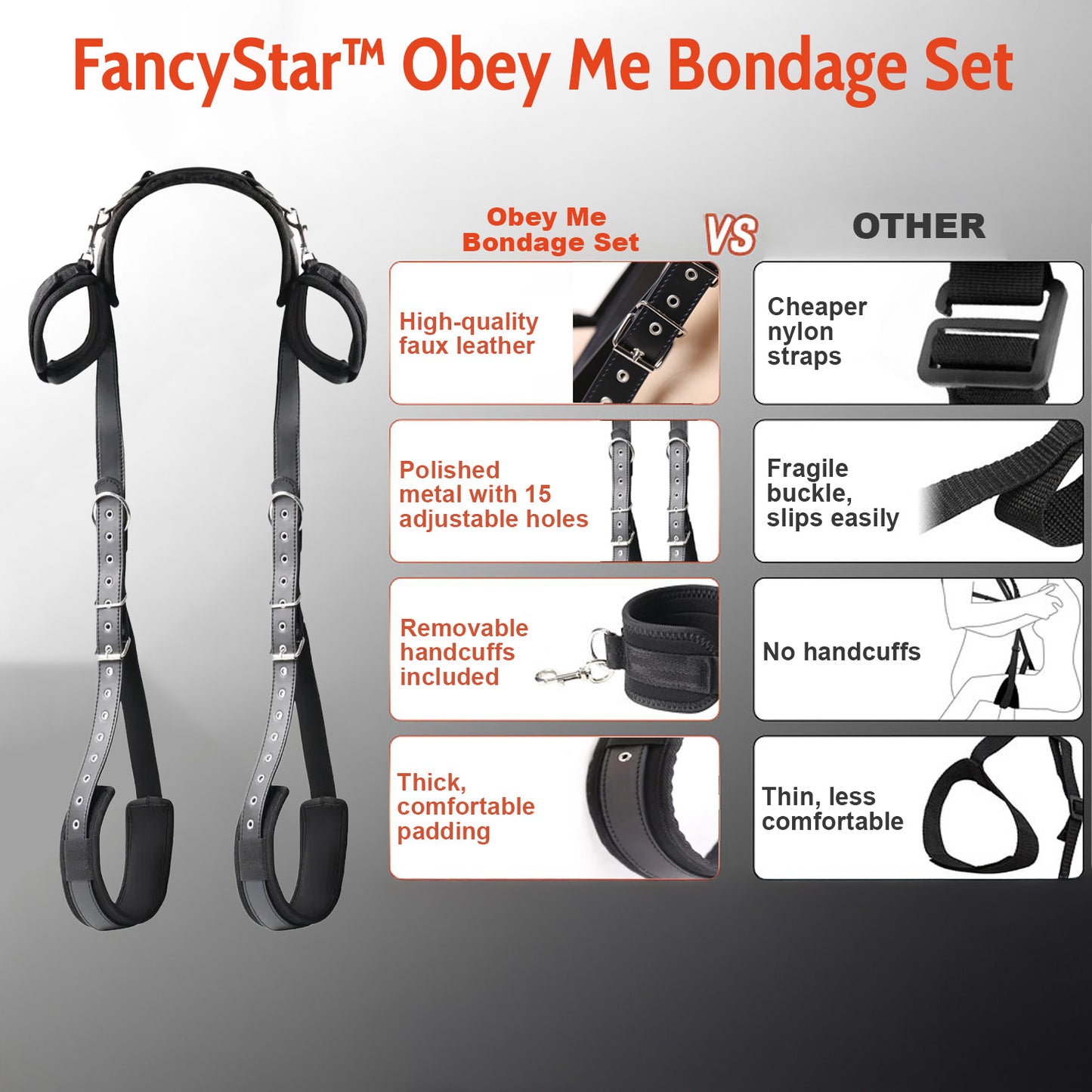 FancyStar™ Obey Me Bondage Set