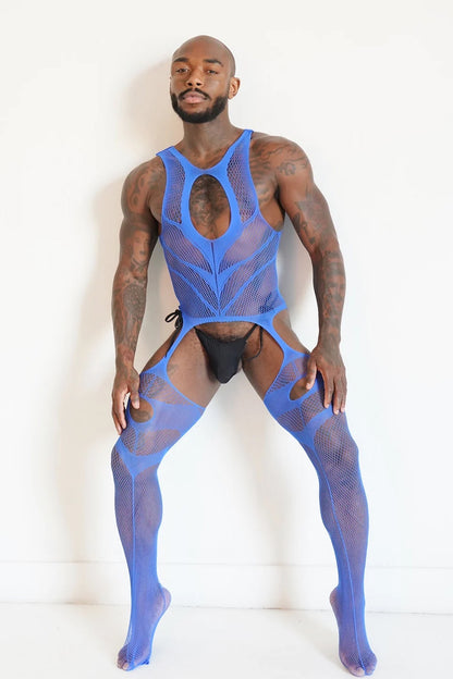 SissyHim Fishnet Fancystar Bodystocking HEMSTTL070