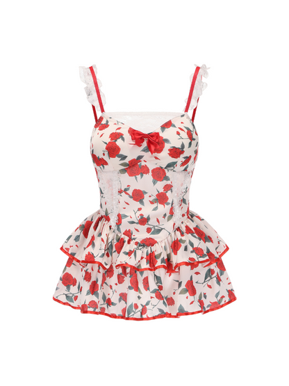 ROSIER Floral Mini Dress