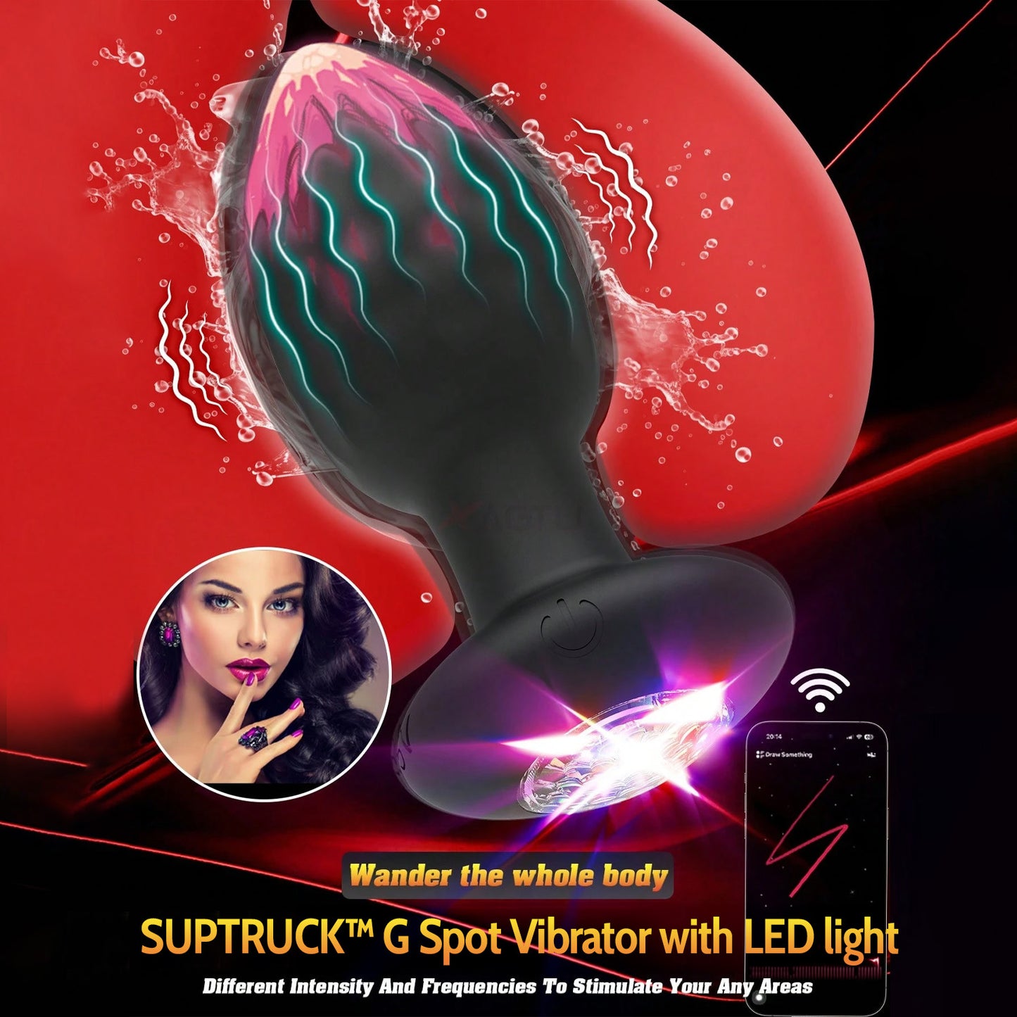 💥 2025 Limited 75% OFF  🔥 SUPTRUCK™ G Spot Vibrator with LED light