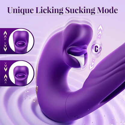 2026 Upgraded Luvora™ 4-in-1 Flapping & Licking Vibrator