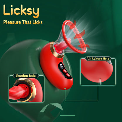 💥 2025 Limited 70% OFF 💦 Licksy Suptruck Kiwinet® SuckLick 9X 📱 Global Control & 3-in-1 Pleasure