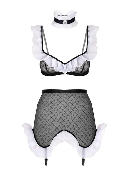 FancyStar® French Maid Role Play Lingerie Set
