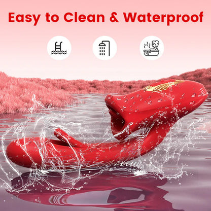 ❄️ Christmas Sale 70% OFF 💋 KISSORA 9 Licking Sucking & Flapping Vibrator