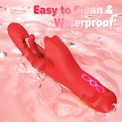 MELTIX 7 Licking & Flapping Thrusting Tongue Vibrator