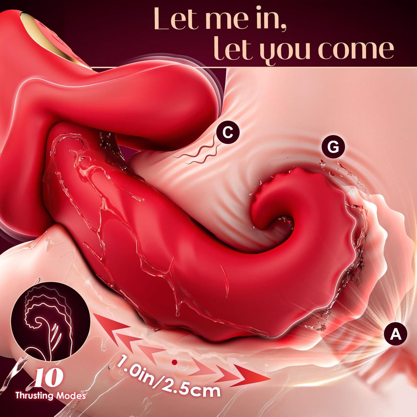 💥 2025 Limited 70% ️OFF 👅 OraliX Suptruck 4-in-1 Thrusting & Licking Tongue Kiwinet Vibrator