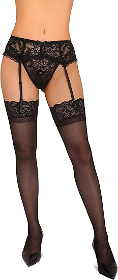 MIRA Seductive Lace Garter Stockings