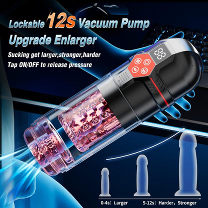 💥 2025 Limited 70% OFF  🔥 SUPTRUCK™ Titan Surge Male Masturbator 🔥 Automatic Men Toys LCD Pumps & Enlargers