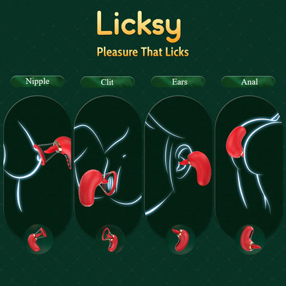 💥 2025 Limited 70% OFF 💦 Licksy Suptruck Kiwinet® SuckLick 9X 📱 Global Control & 3-in-1 Pleasure