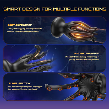 💥 2025 Limited 75% ️OFF 💦 KRAKEN Suptruck™ X10 Unisex 360° Vibrator📱 32 Massage Beads & 10 Modes