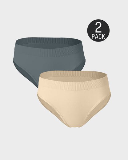 Seamless Comfort Daily Essential Brief Panty (2 Pack)