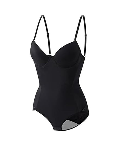 Women's Tummy-Control Sleeveless Tube Top Hip Lace One-Piece Body Shaper