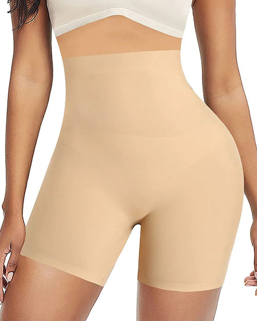 Women's High Waist Tummy Control Seamless Butt Lifting Shapewear Shorts