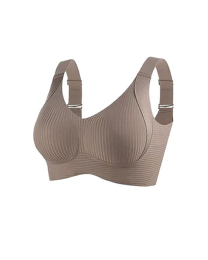 Women's Solid Color Four-Row Adjustable Wire-Free Comfortable bra