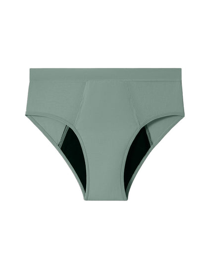 Women's Mid-Waist Four-Layer Leak-Proof, Absorbent and Breathable Menstrual Panties