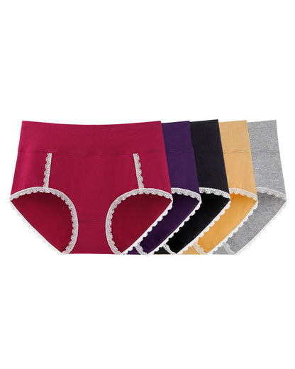 Women's Breathable Cotton High Waist Soft Panties
